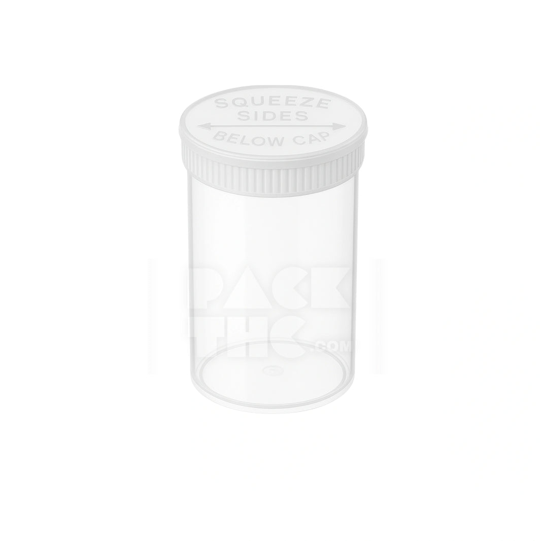 30 DRAM POP TOP VIAL - 1/4OZ - CLEAR - (160 COUNT)