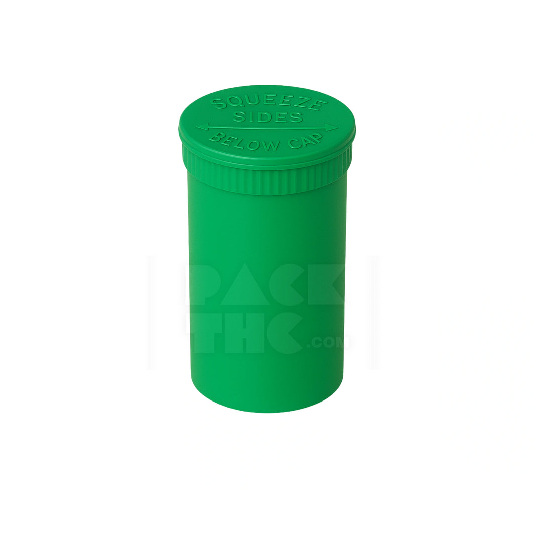 30 DRAM POP TOP VIAL - 1/4OZ - GREEN - (160 COUNT)