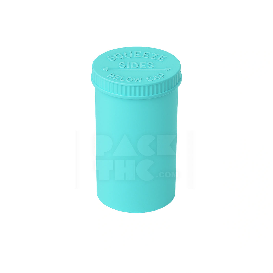 30 DRAM POP TOP VIAL - 1/4OZ - AQUA BLUE - (160 COUNT)