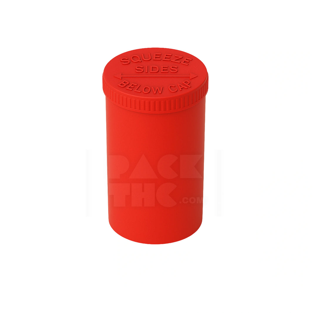 30 DRAM POP TOP VIAL - 1/4OZ - RED - (160 COUNT)