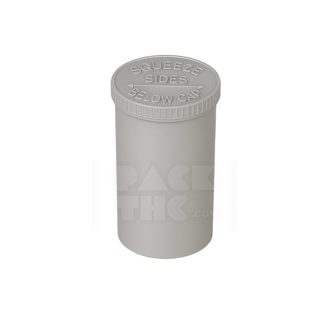 30 DRAM POP TOP VIAL - 1/4OZ - SILVER - (160 COUNT)