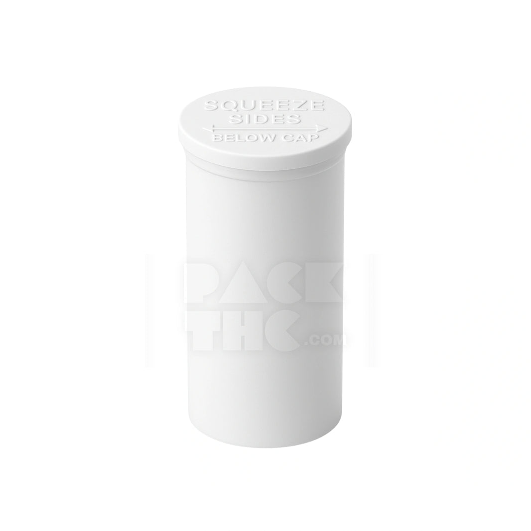 60 DRAM POP TOP VIAL - 1/2OZ - WHITE - (75 COUNT)