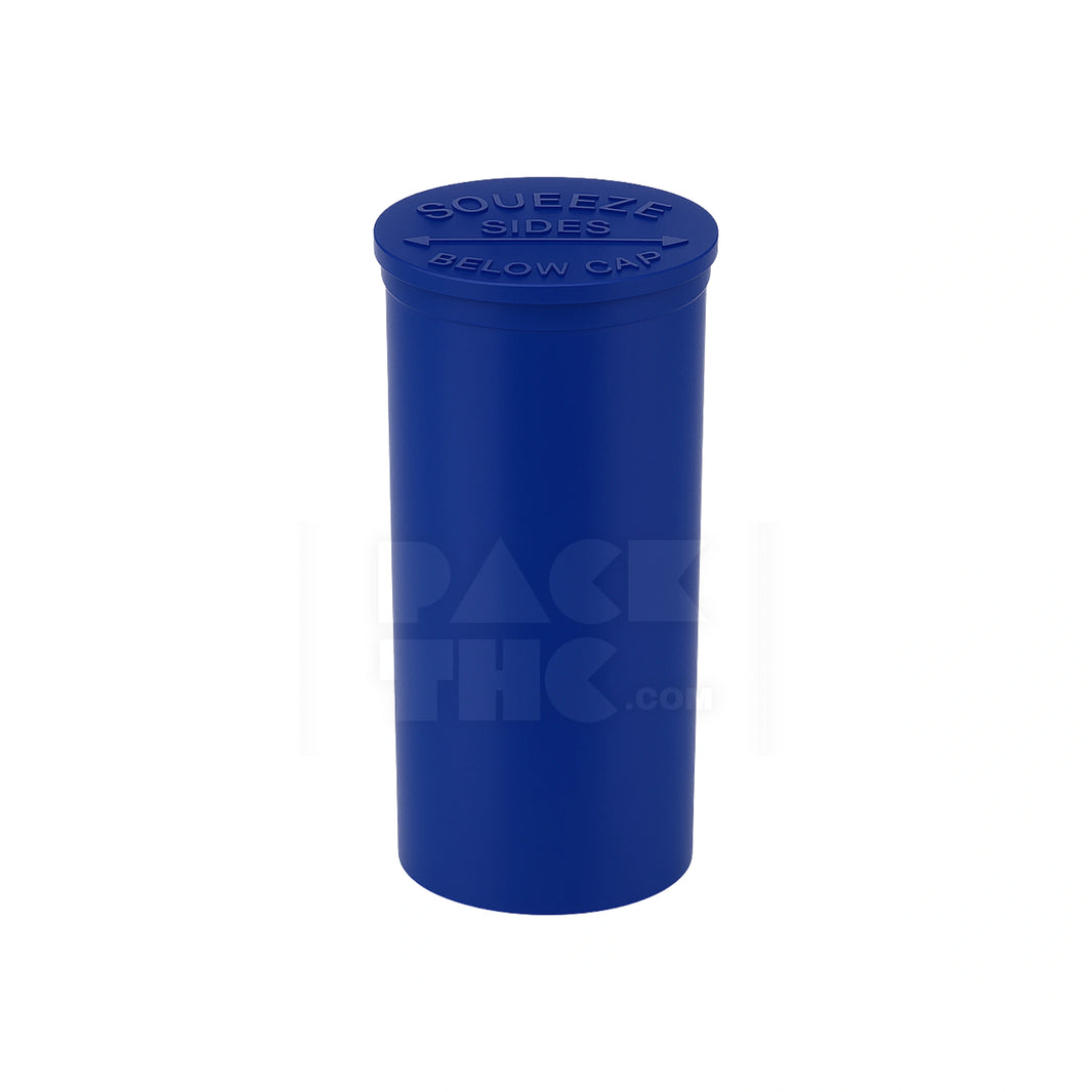 60 DRAM POP TOP VIAL - 1/2OZ - ROYAL BLUE - (75 COUNT)