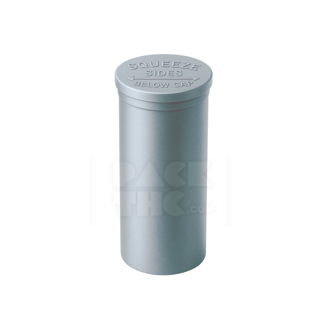 60 DRAM POP TOP VIAL - 1/2OZ - SILVER - (75 COUNT)