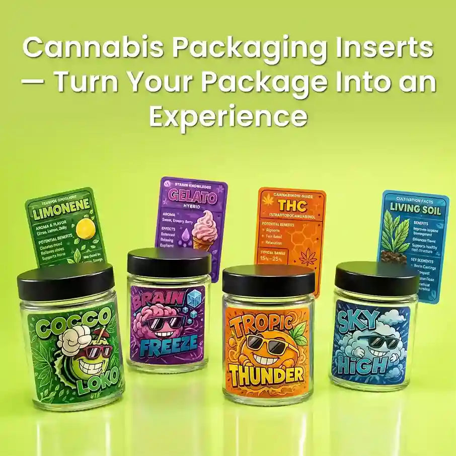 Cannabis Packaging Inserts — Turn Your Package Into an Experience