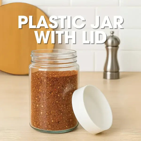 Plastic Jar with Lid