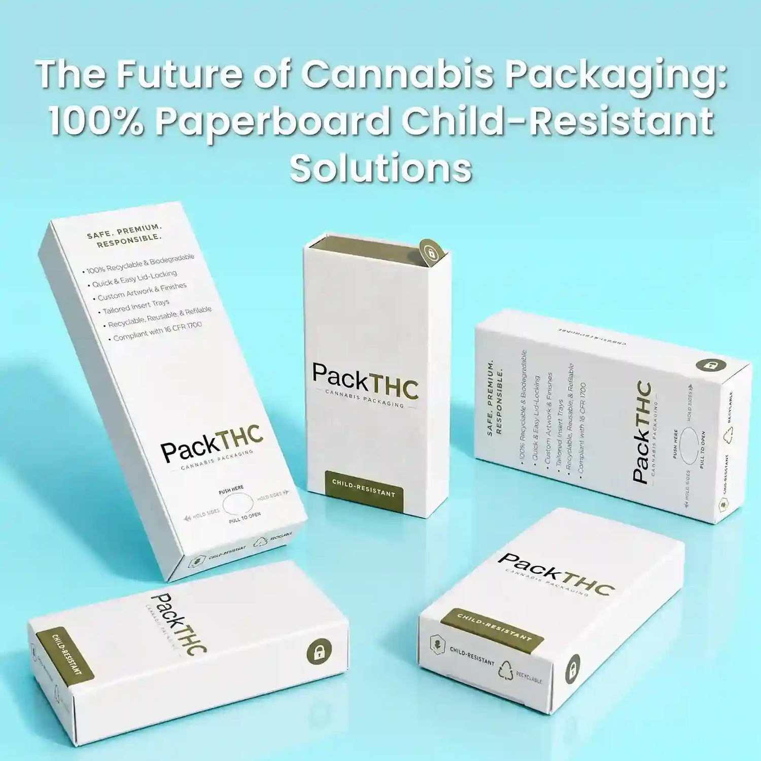 The Future of Cannabis Packaging: 100% Paperboard Child-Resistant Solutions