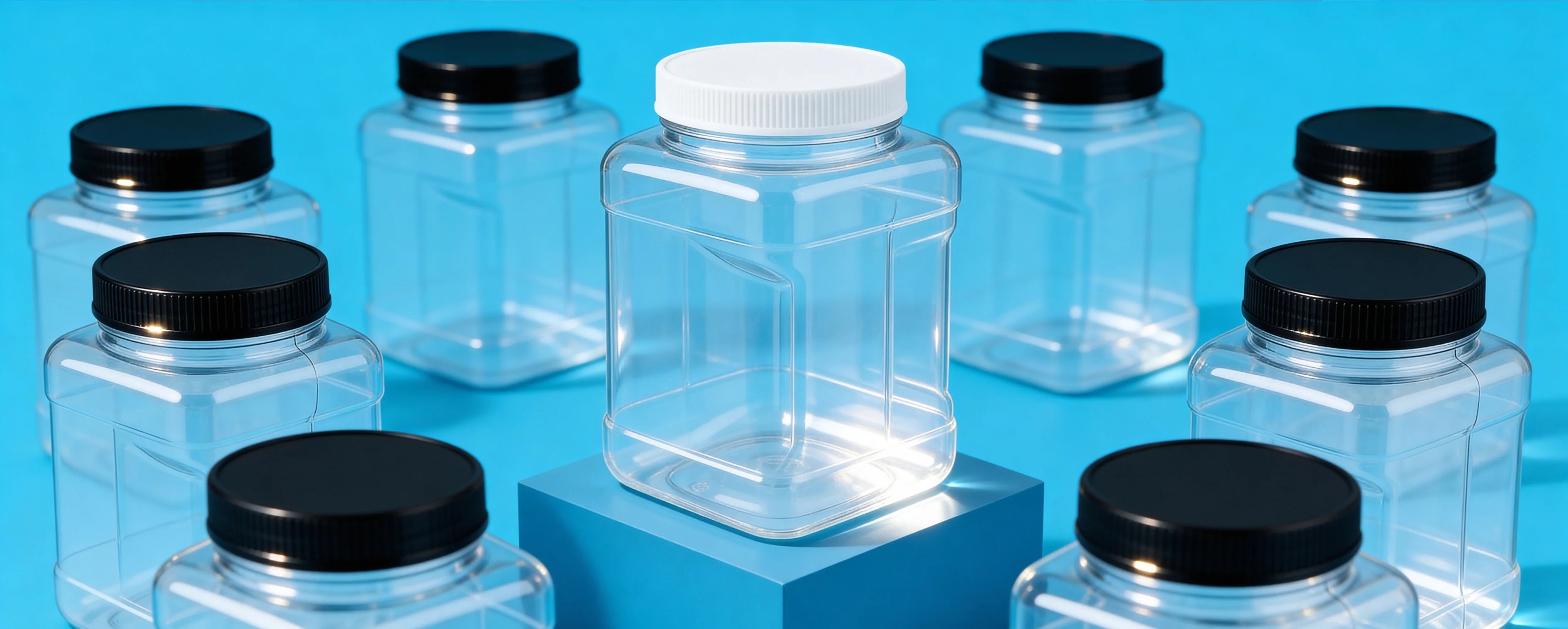 PLASTIC GRIP JARS