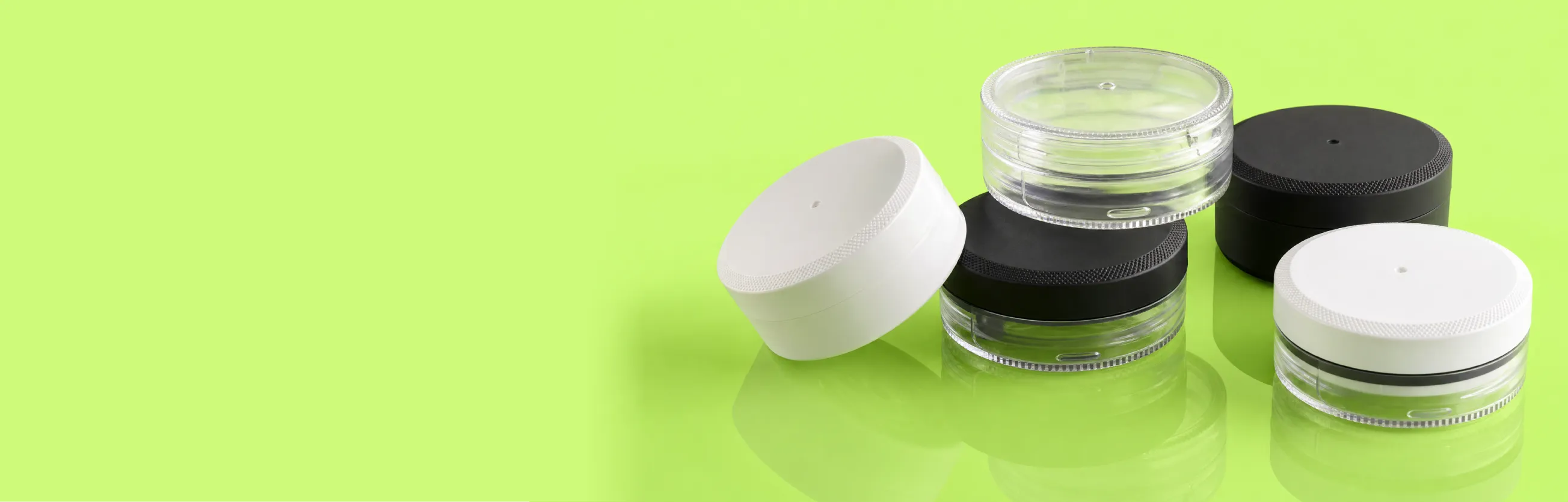 DUAL COMPARTMENT POUCH CONTAINERS