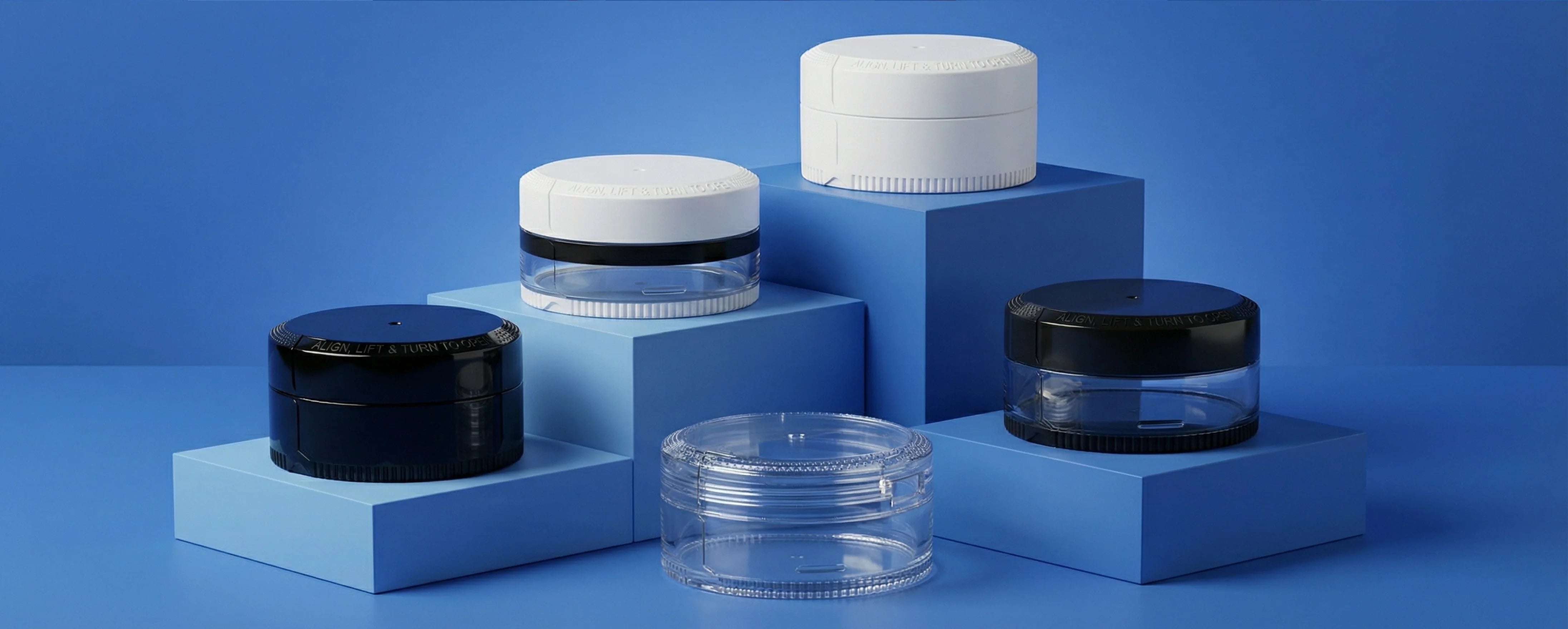 DUAL COMPARTMENT POUCH CONTAINERS