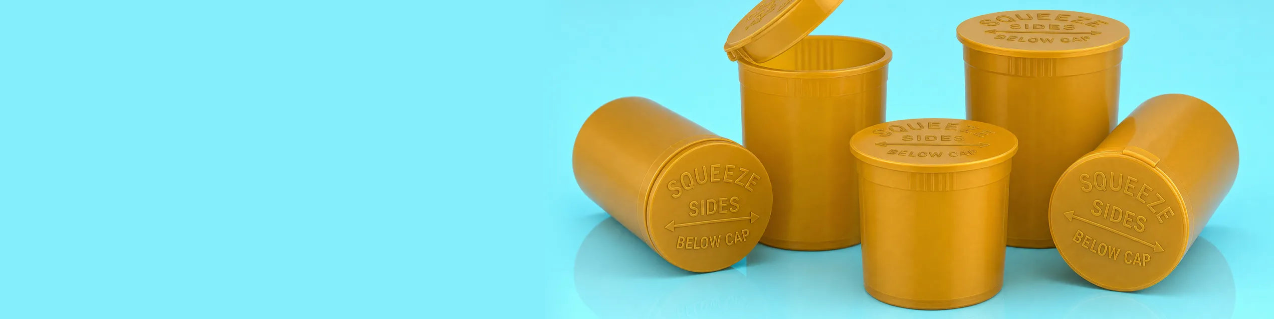 Pop Top Bottles Gold