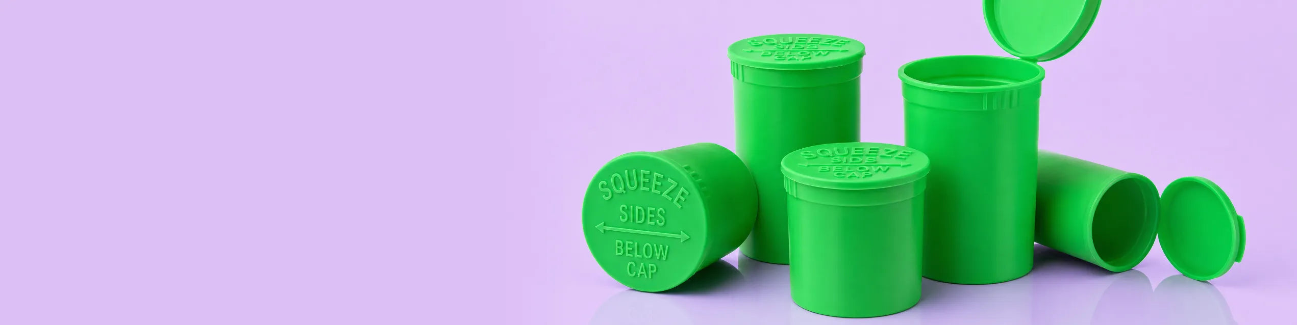 Pop Top Bottles Green
