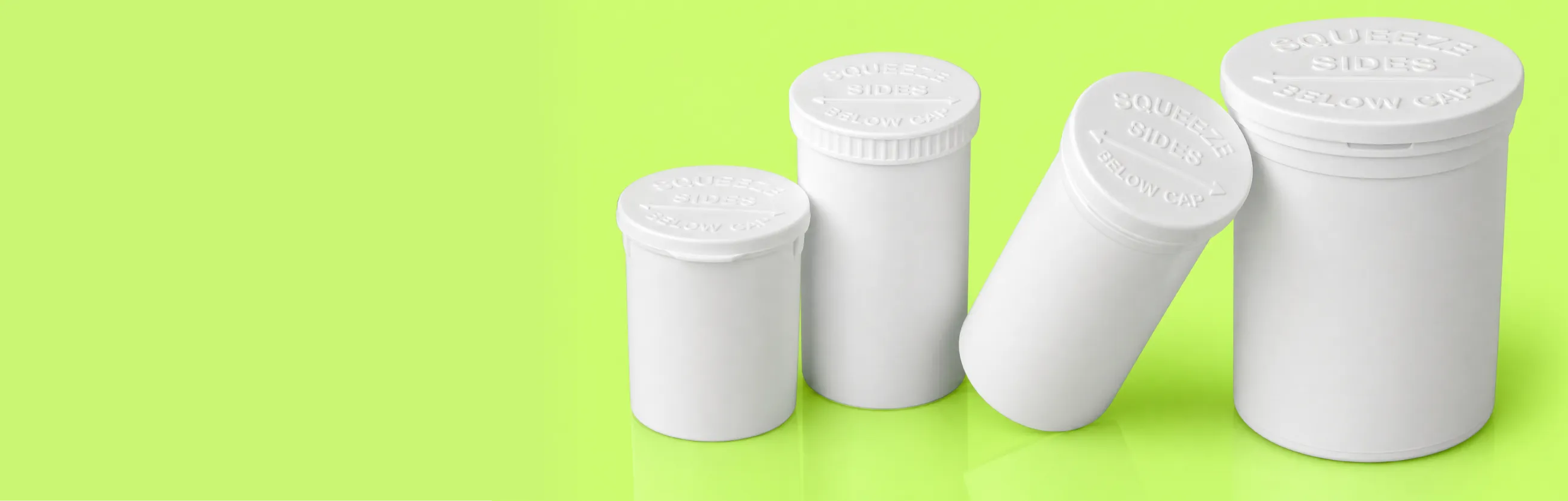 Pop Top Bottles White