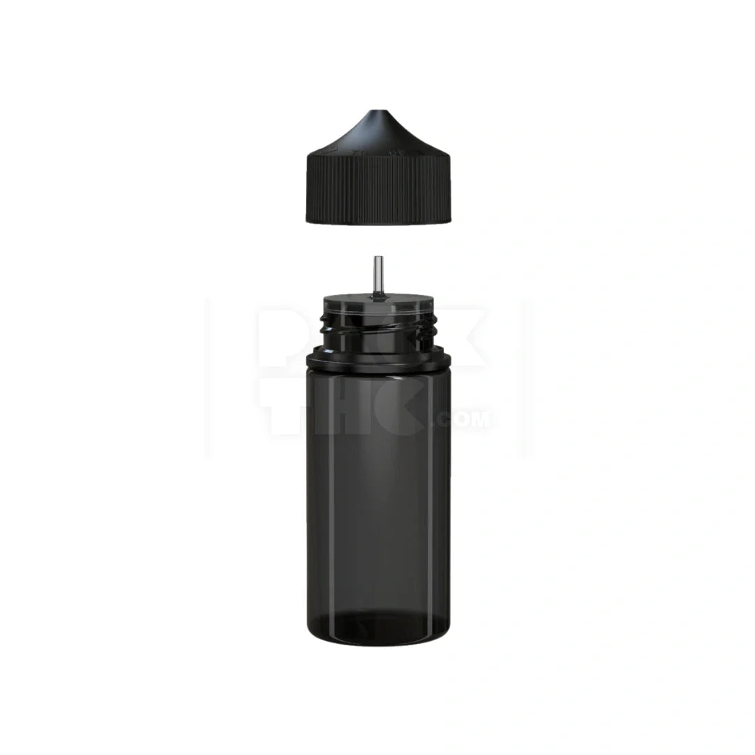 100ml v3 pet unicorn bottle cr translucent black 400 count