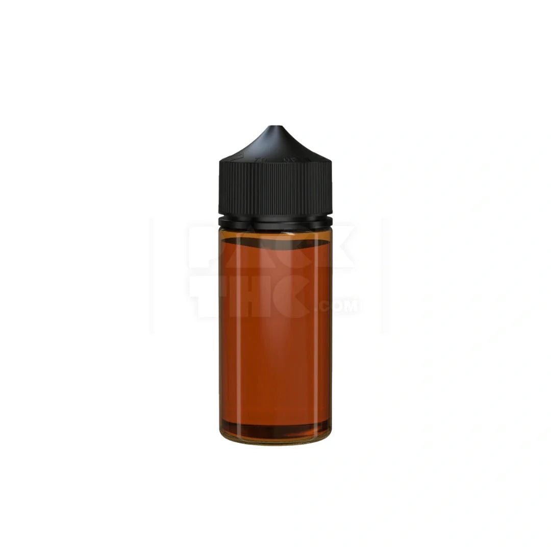 100ml v3 pet unicorn bottle cr translucent amber black cap 400 count