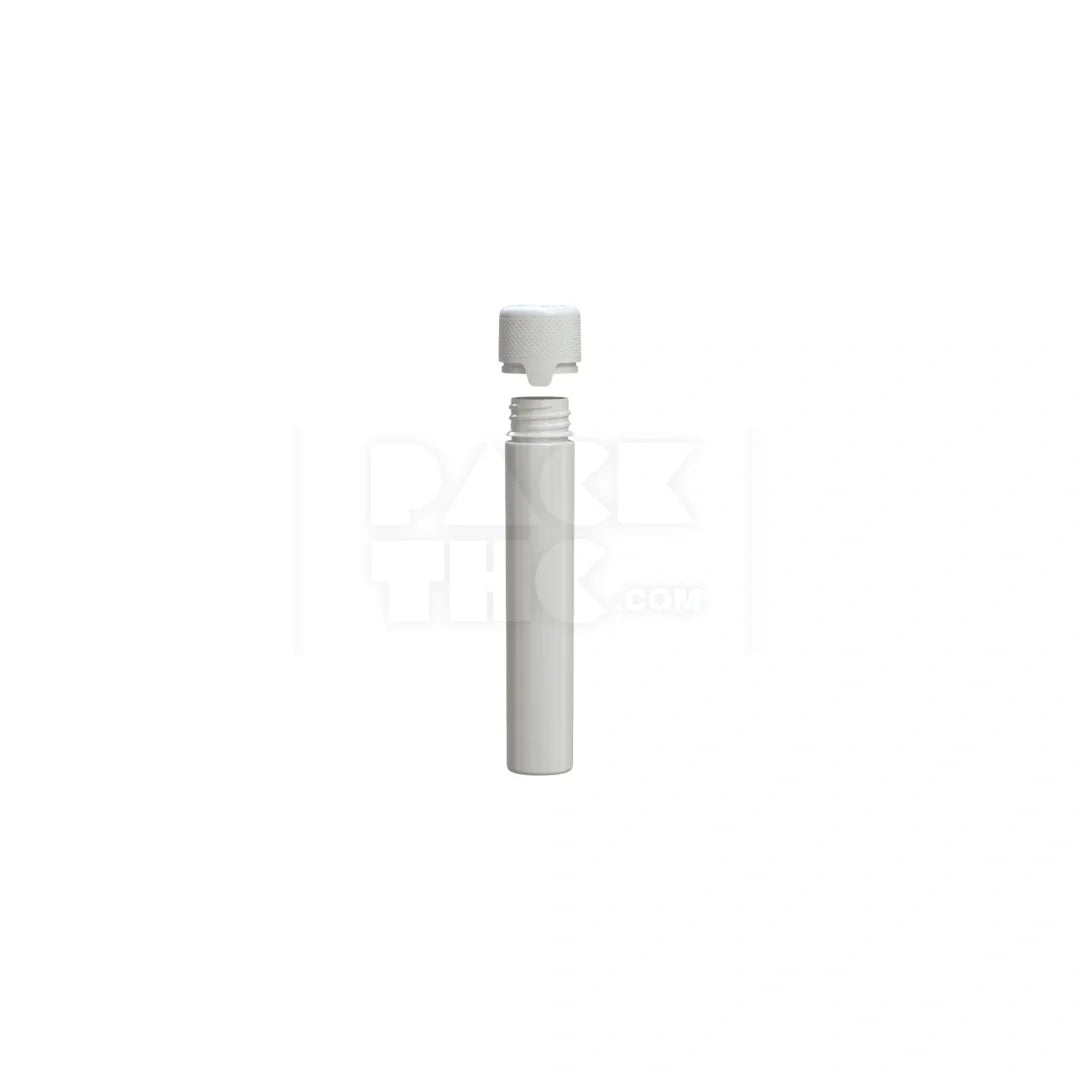 100mm aviator cr tube flat bottom opaque white 500 count