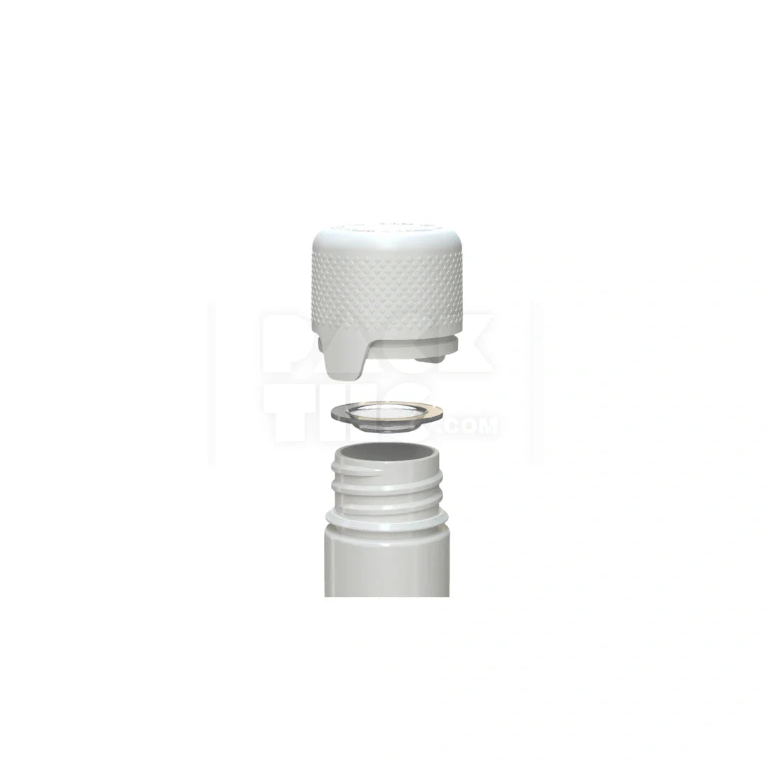 100mm aviator cr tube flat bottom opaque white 500 count