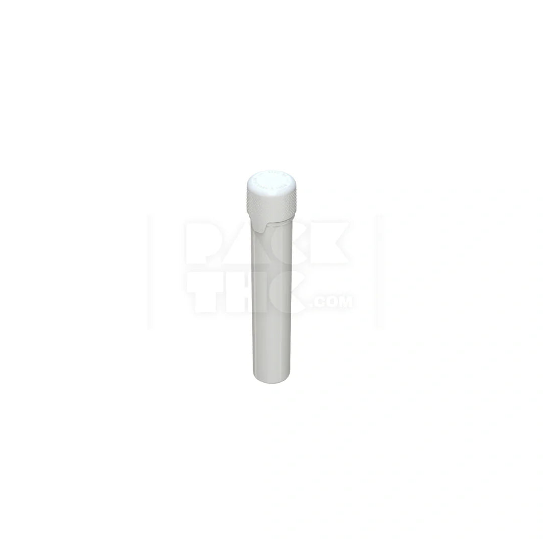 100mm aviator cr tube flat bottom opaque white 500 count