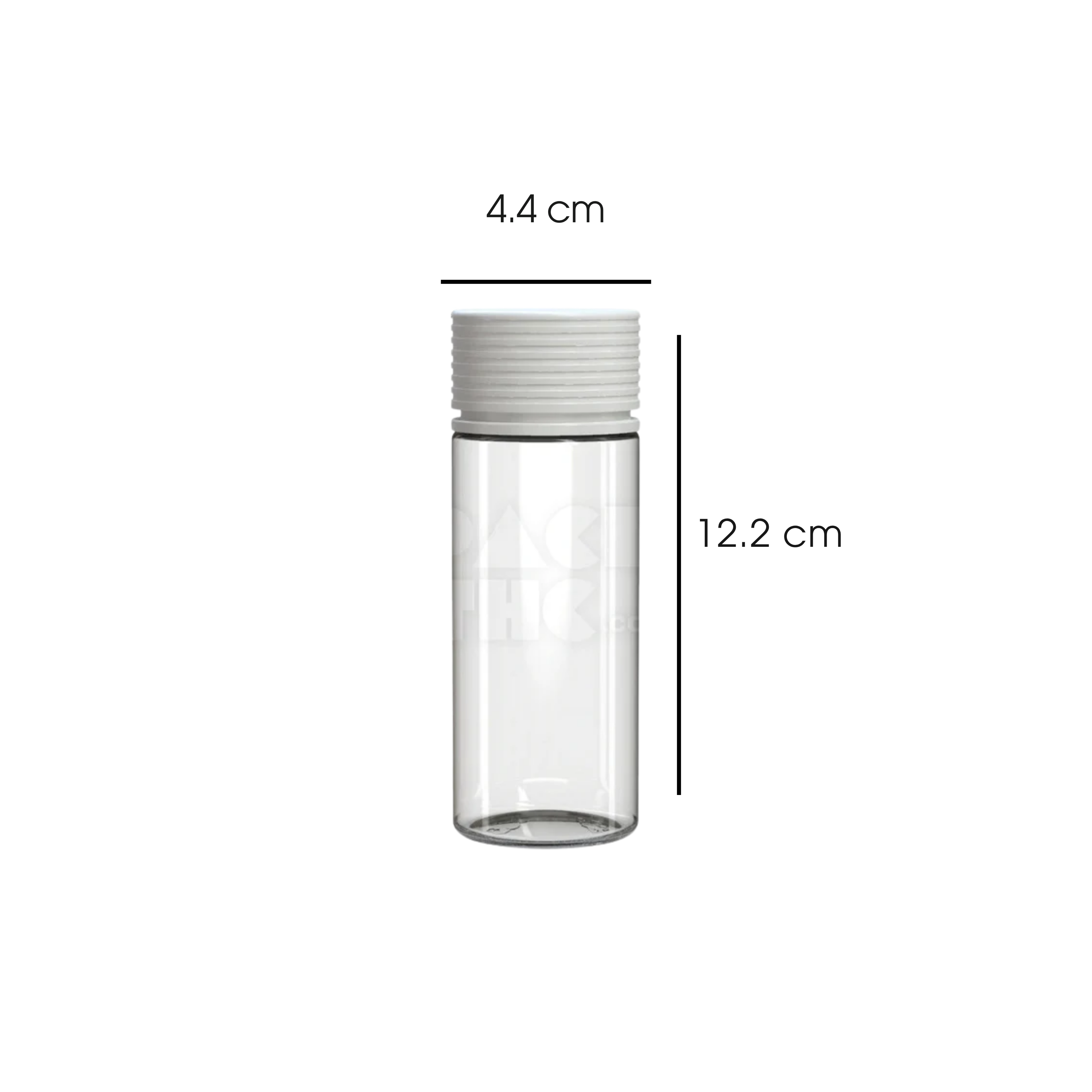 120ml Spiral Bottle White Lid - (400 count)
