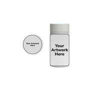 6oz spiral cr jar with application opaque white