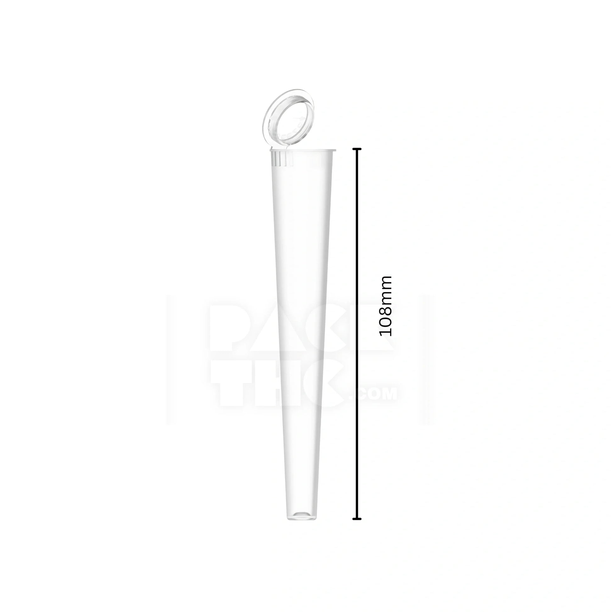 109mm cr conical pop top tube clear