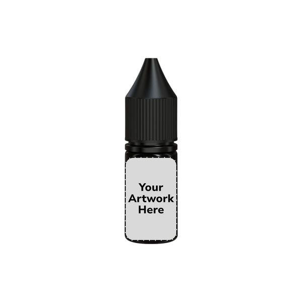 Chubby Gorilla 10ML Unicorn Plastic Squeeze Bottle PET CR – Opaque Black With Black Cap