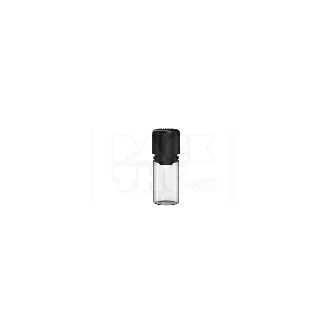 10ml aviator cr bottle clear natural black cap 1000 count
