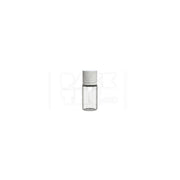 10ml spiral cr bottle clear natural white cap 1000 count
