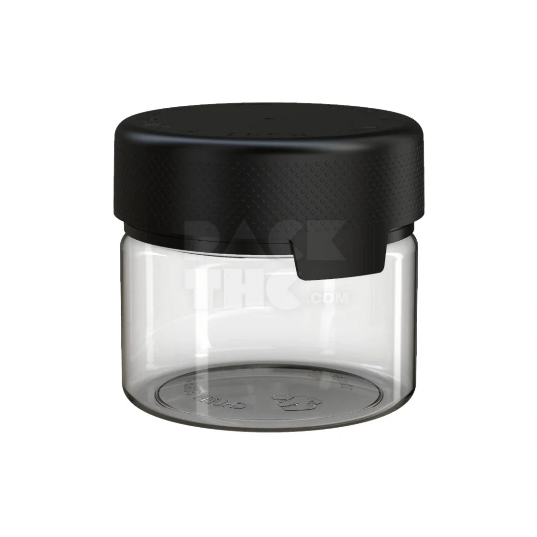 10oz aviator cr xl container clear natural black cap 80 count