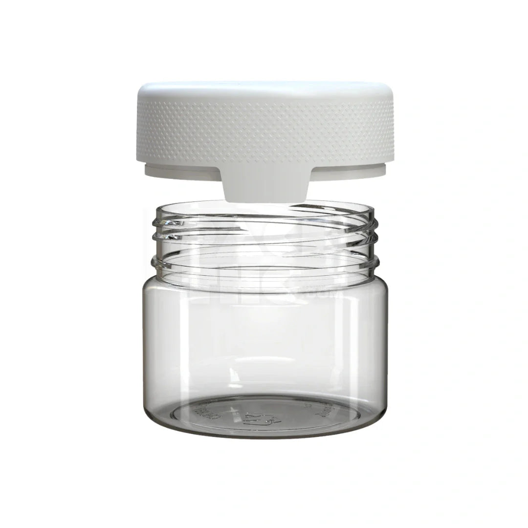 10oz aviator cr xl container clear natural white cap 80 count