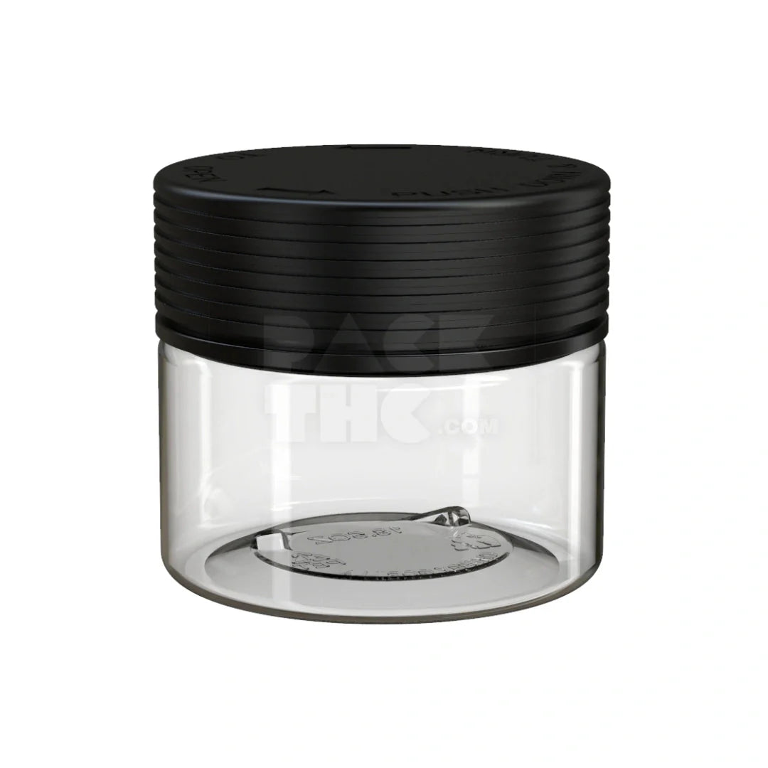 10oz 300cc spiral cr xl container clear natural black cap 80 count