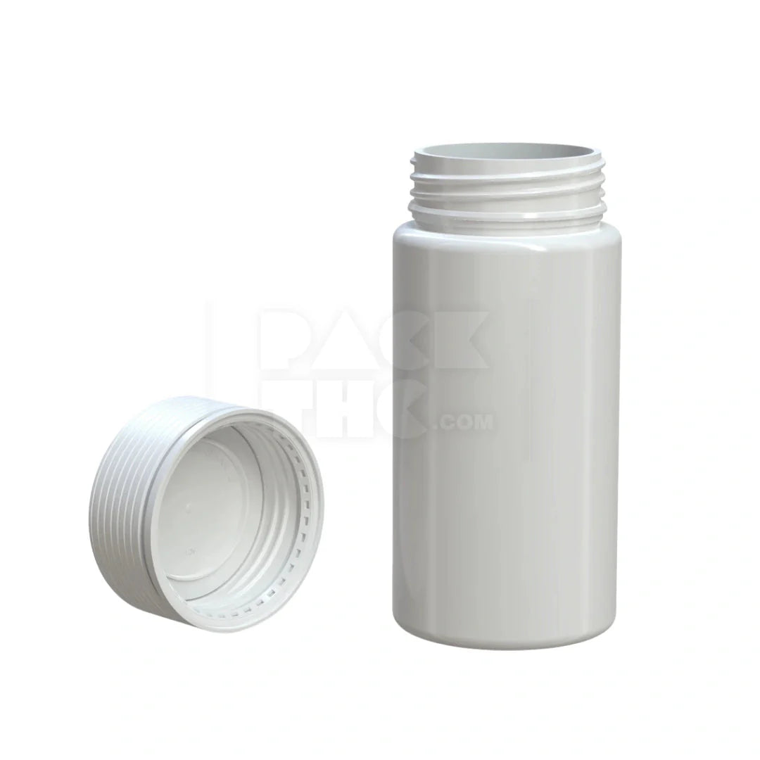 10oz 300cc spiral wide mouth container opaque white 120 count