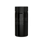 10oz 300cc spiral wide mouth container opaque black 120 count