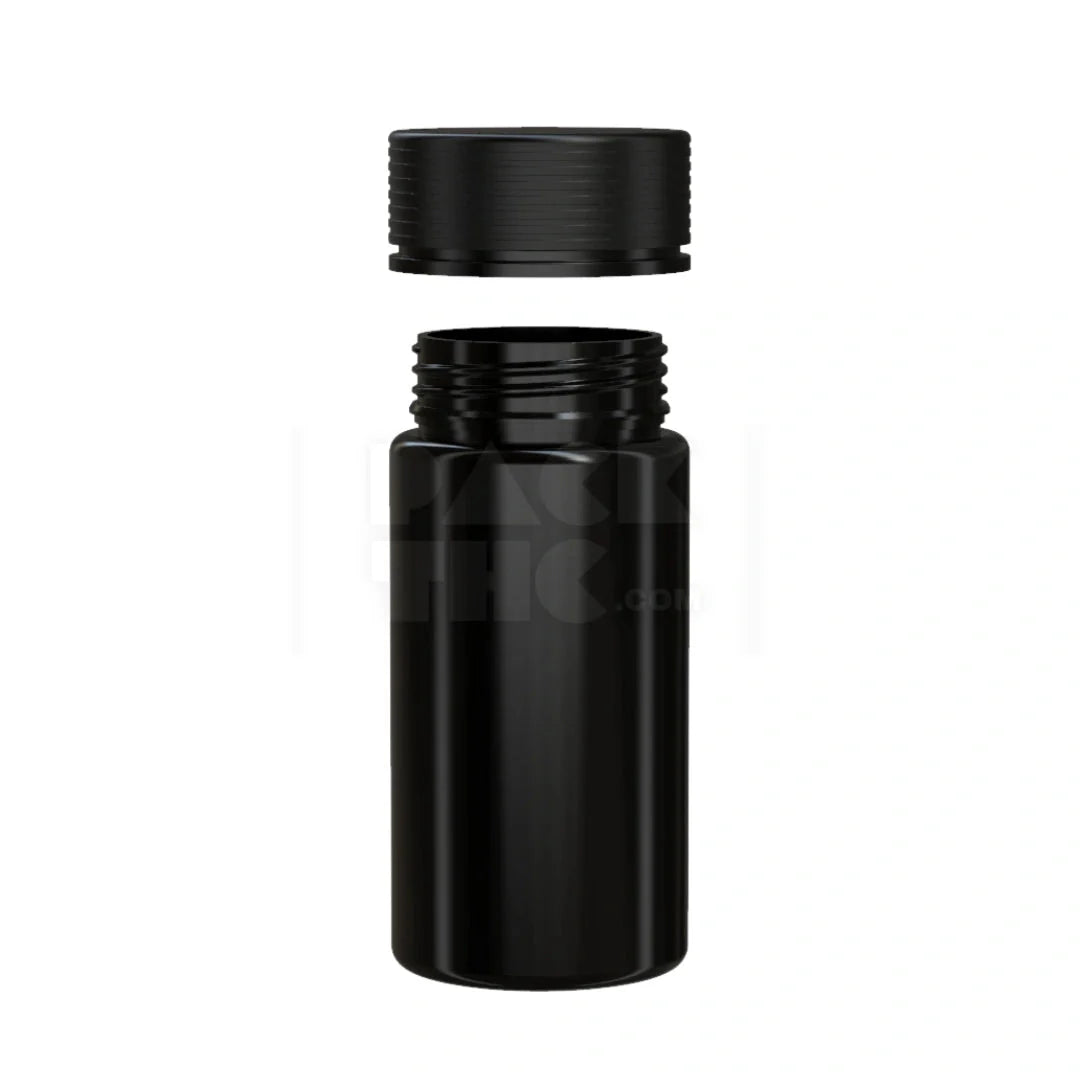 10oz 300cc spiral wide mouth container opaque black 120 count