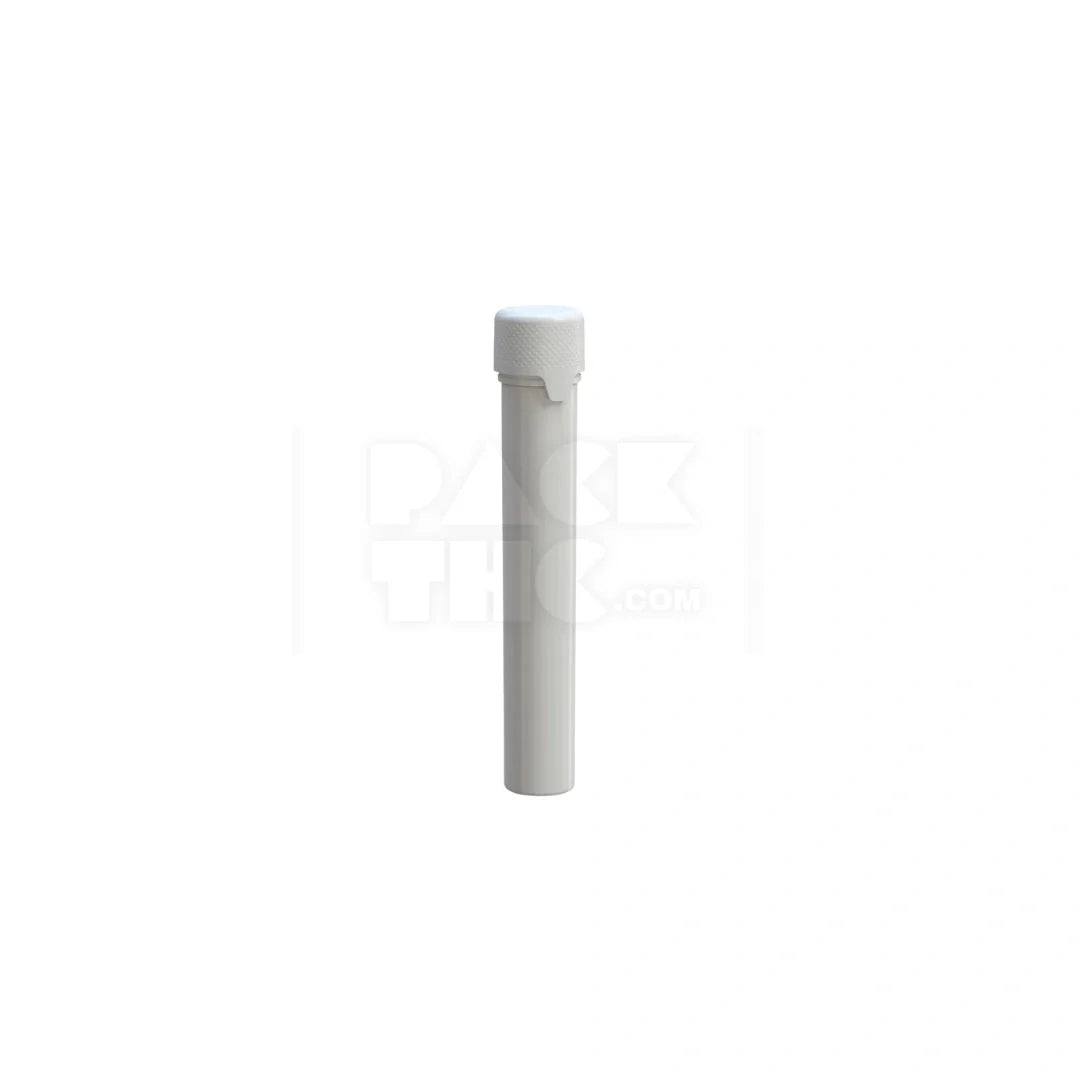 115mm aviator tube flat bottom opaque white 500 count