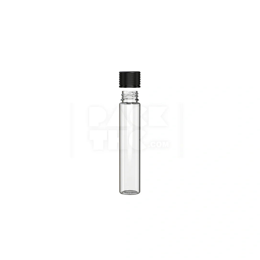 115mm spiral cr tube clear natural black cap 200 count