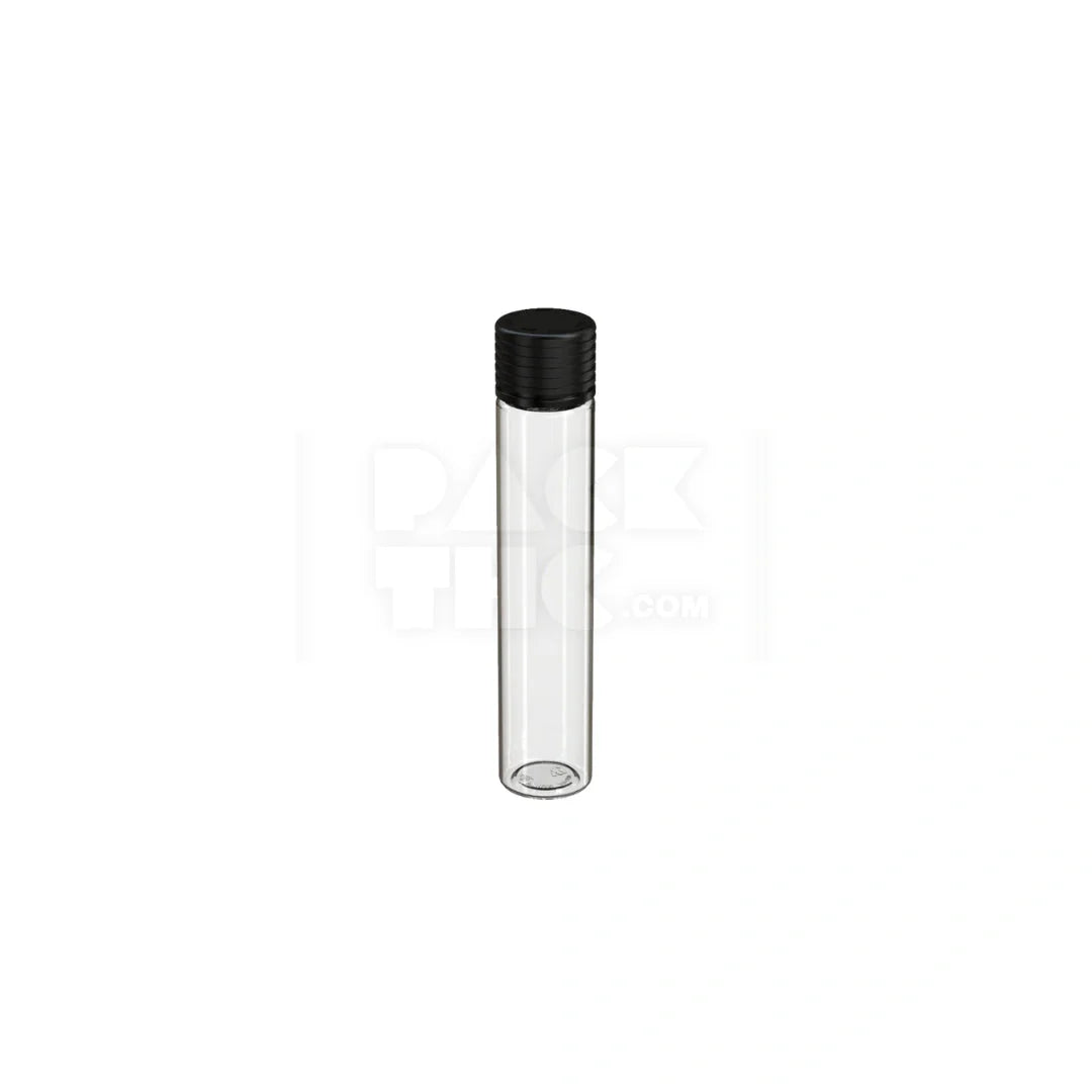 115mm spiral cr tube clear natural black cap 200 count