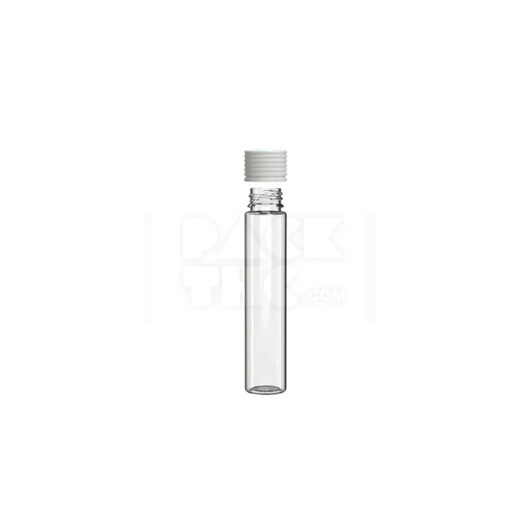 115mm spiral cr tube clear natural white cap 200 count