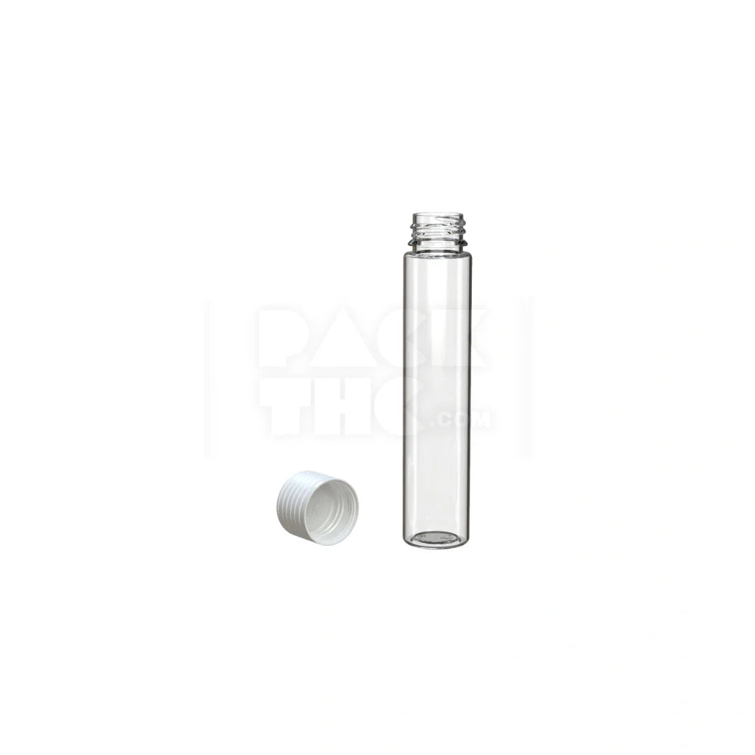 115mm spiral cr tube clear natural white cap 200 count