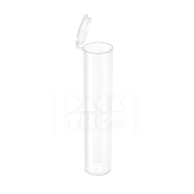 116mm CR Preroll Pop Top Tube - Clear - (1000 Count)