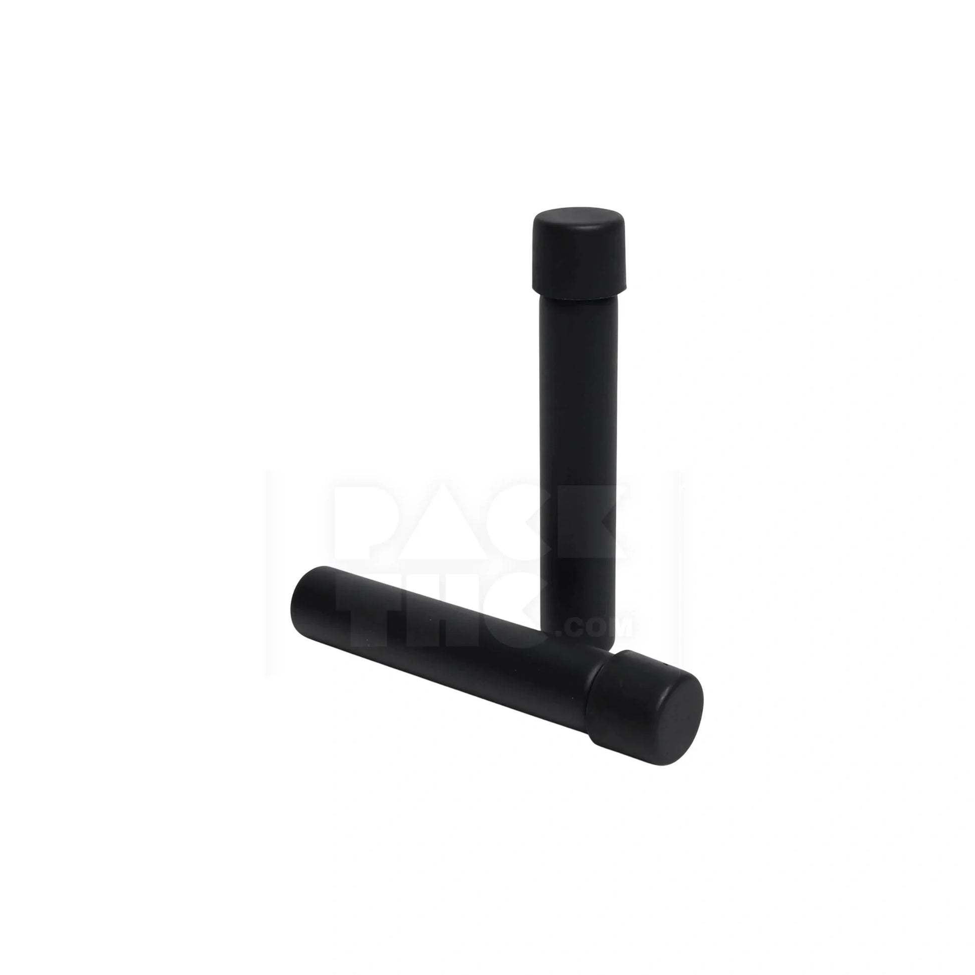 116mm cr matte black blunt tube black cap