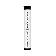 116 mm cr pre roll pop top tube black 1000