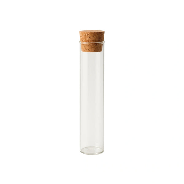 116mm Glass Blunt Tube - Wooden Cork - (500 Count)