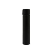 116mm cr matte black glass blunt tube with plastic black cap