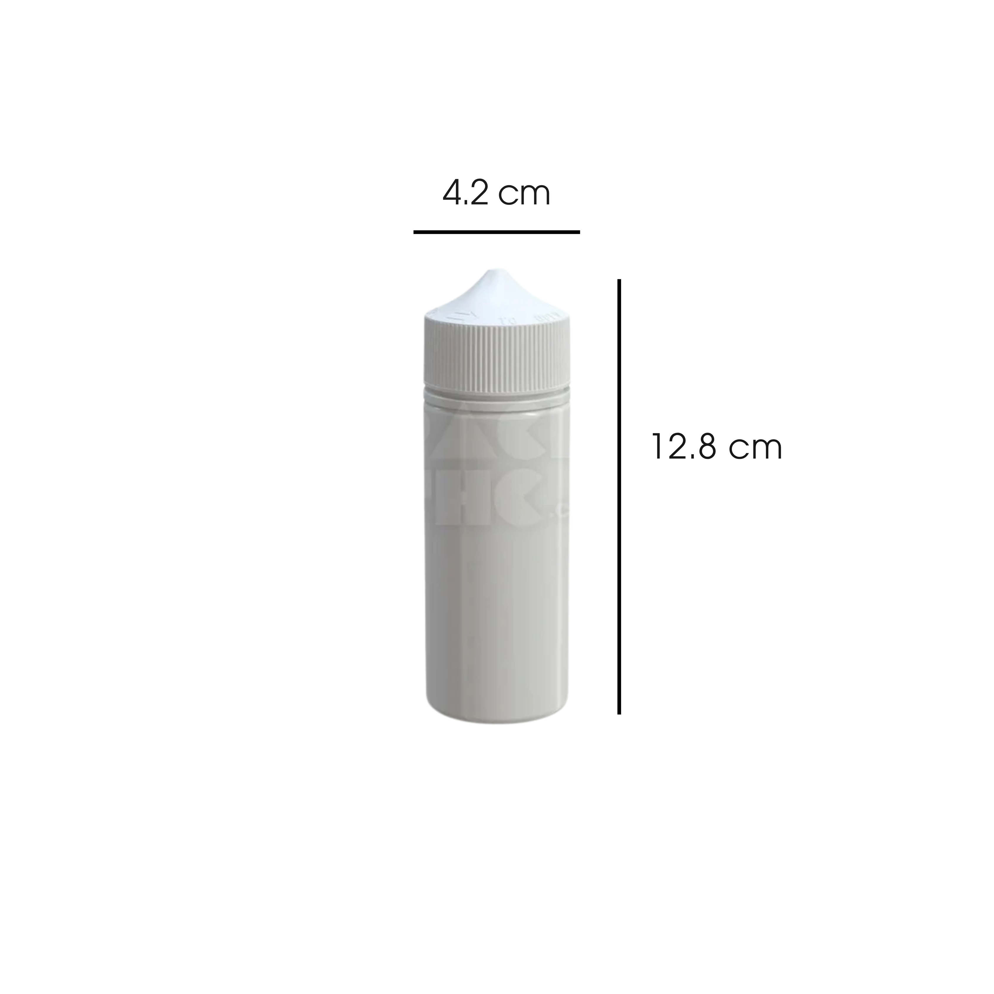 120ml PET Reducer Unicorn Bottle White - (400 count)