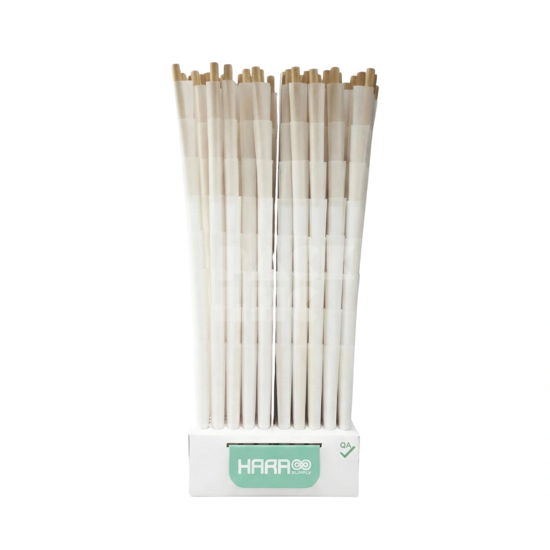 Bulk White Hara Paper Cones - (900 Count)