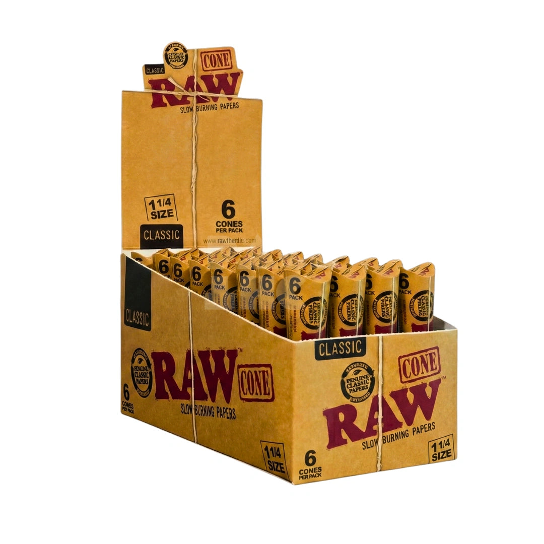 Bulk Raw Paper Cones - (900 Count)