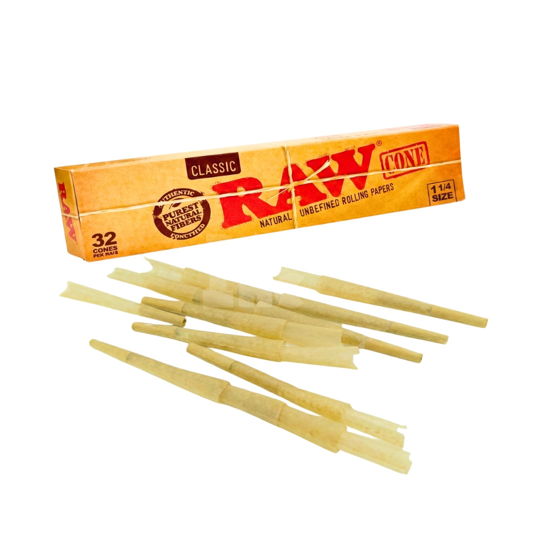 Bulk Raw Paper Cones - (900 Count)