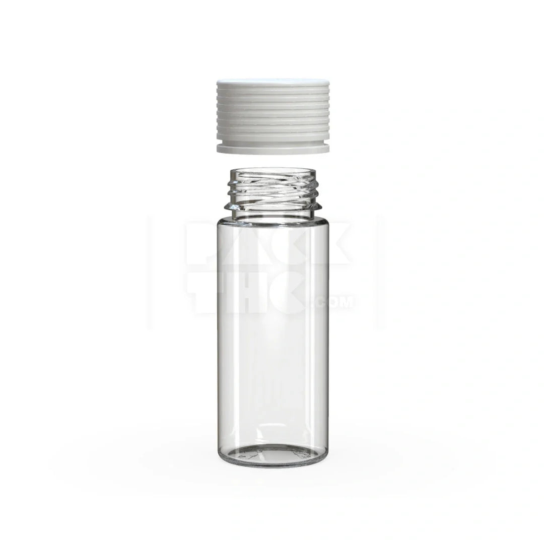 120ml spiral cr bottle clear natural white cap 400 count