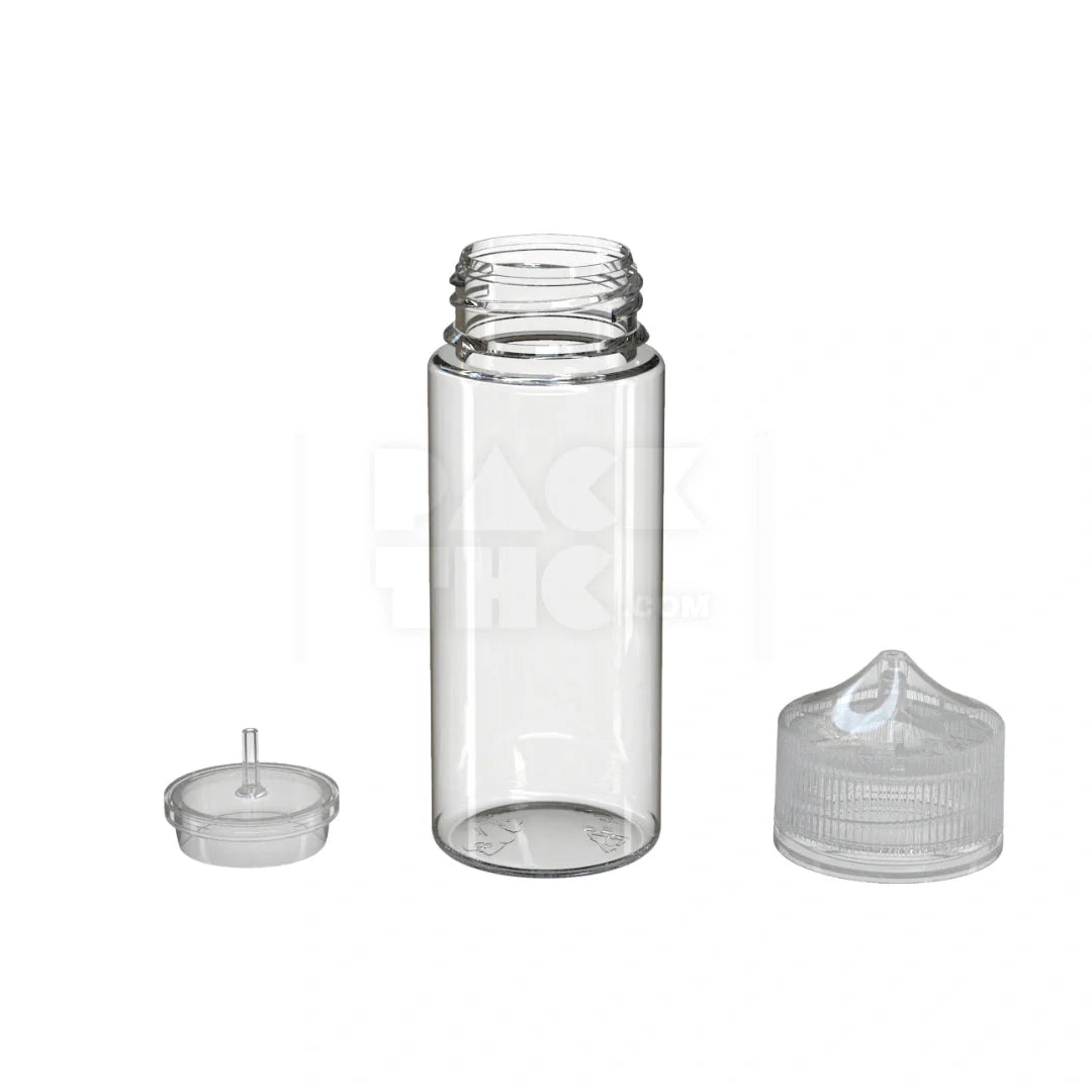 120ml v3 pet unicorn bottle cr clear natural white cap 400 count